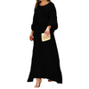 Casual Elegant Women Long Sleeve Lantern Sleeve Top Loose Graphicl Printing Skirt Set