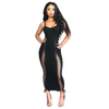 Women'S Fashion Sexy Slit Bandage Spaghetti Strap Dress