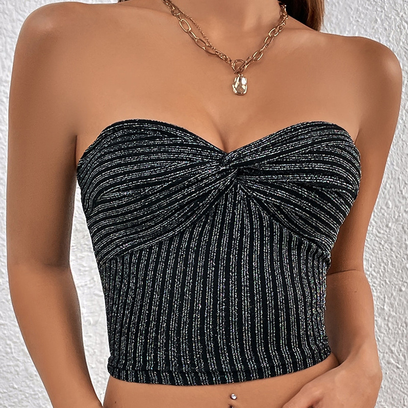 Women'S Sexy Tube Top Crop Top