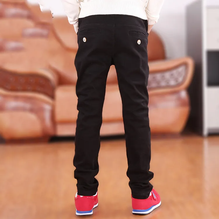 Boy Casual Solid Color Pants