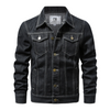 Men Casual Slim Cotton Loose Denim Jacket