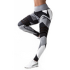 Geometric Print Fitness Sports High-Waisted Leggings Pants