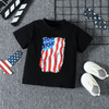 Children Kids Baby Fashion Girls Boys Short Sleeve Independence Day Print T-Shirt