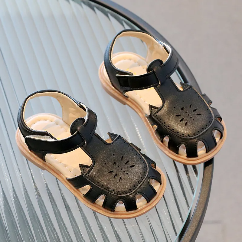 Children Kids Baby Fashion Girls Hollow Soft Sole Beach Sandals Shoes