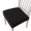 (Buy 1 Get 1) Simple Solid Color Jacquard Chair Cushion Cover