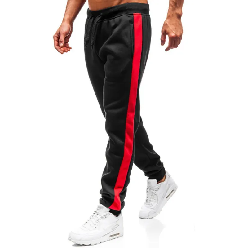 Men Fashion Splicing Sports Pants