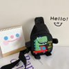 Kids Cute Cartoon Dinosaur Pattern Casual Chest Bag