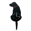 Cartoon Tail Wagging Dog Shape Acrylic Wall Clock