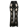 Women Sexy Cutout Pu Leather Pants