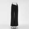 Women Fashion Solid Color Wide Leg Pant