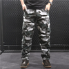 Men Casual Multi-Pocket Camouflage Print Cargo Pants