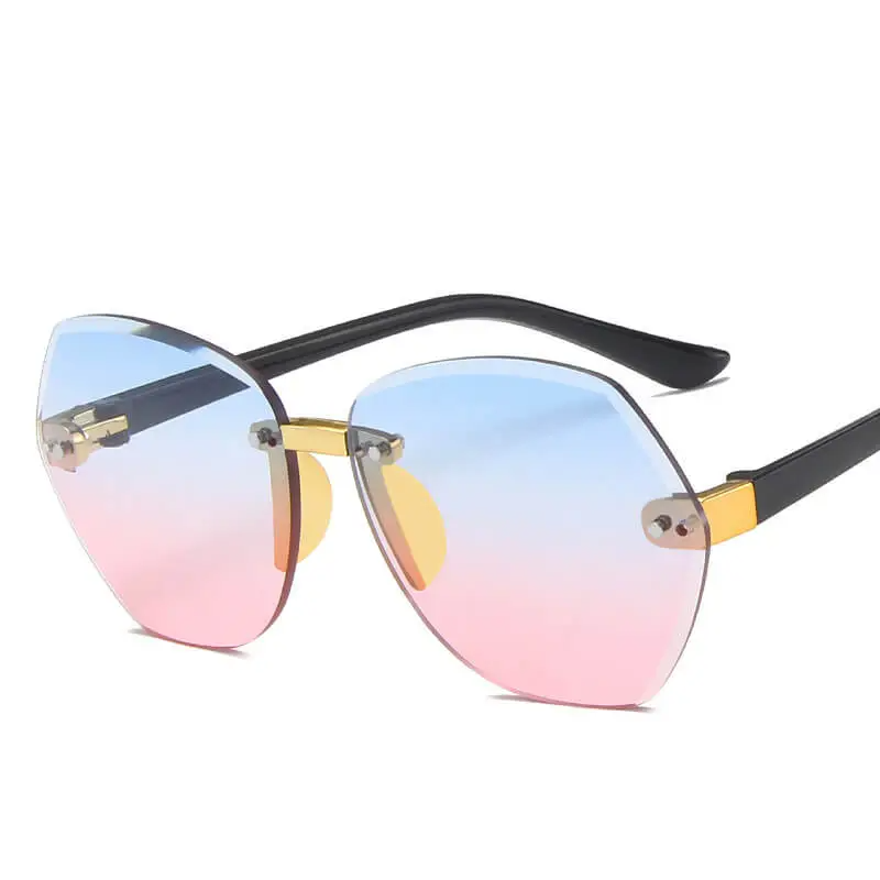 Kids Fashion Big Frame One-Piece Sunglasses