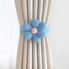 (Buy 1 Get 1) Nordic Simple Weave Straps Flower Decor Tassel Curtain Tieback