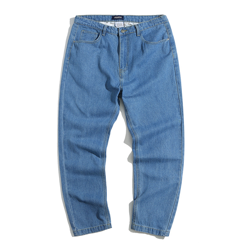 Men'S Casual Loose Straight Jeans