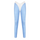 Women Contrasting Color Pu Leather Stitching High Waist Skinny Simple Pencil Pants