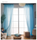(Buy 1 Get 1) Solid Color Rod Screen Curtain