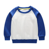 Children Kids Toddlers Fashion Boys Girls Patchwork Color Blocking Long Sleeve Basic Sweatshirt