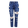 Women'S Fashion Ripped Cartoon Printing Stitching Denim Pants