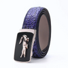 Men Fashion Elegant Crocodile Pattern Belt