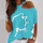 Fashion Loose Women'S Cat Print Short Sleeve Round Neck Cool-Shoulde T-Shirt