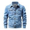 Men Casual Slim Cotton Loose Denim Jacket