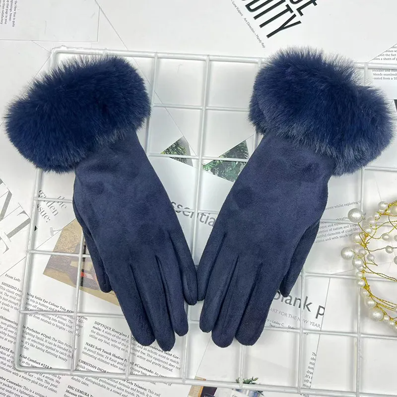 (Buy 1 Get 1) Women Warm Thickened Plush  Winter Gloves