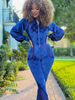 Women Plaid Print Velvet Zip-Up Long Sleeve Mesh Panel Jumpsuit