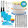 106pcs/Set Multi-Function Cake Decorating Baking Tools