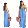 Women Casual Summer Fashion Loose Denim Sundress