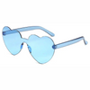 (Buy 1 Get 2) Fashion Women Cute Heart-Shape Rimless Sunglasses