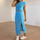 Women Pleated Half High Collar Sleeveless Top And High Waist Slit Mid Length Skirt Two-Piece Set