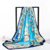 (Buy 1 Get 2) Women'S Fashion Floral Silk Printed Scarf