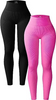 Women Sports Yoga Tight High Waist Solid Color Leggings Pants