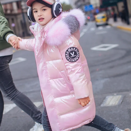 Children Kids Toddlers Girls Bright Color Hooded Warm Padded Coat