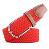 Unisex Stretch Elastic Braided Canvas Belt