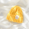 (Buy 1 Get 1) Women Fashion Solid Color Label Wool Knit Hat