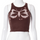 Fashion Edgy Women Simple Butterfly Print Cropped Tank Top