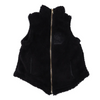 Kids Simple Solid Color Sleeveless Plush Zipper Vest