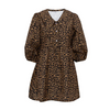 Women Fashion Loose Leopard Printed Dress