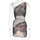 Women Fashion Sexy Printed Mesh See-Through Slanted Shoulder Cut Out Dress