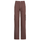 Women Fashion Casual Solid Color Pocket Straight Denim Pants