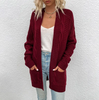 Autumn And Winter Women Fashion Sweater Knitted Cardigan Jacket