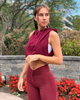 Women Casual Athleisure Fashion Solid Color Sleeveless Loose Hooded Sports Top