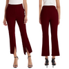 Women'S Fashion Casual Slit High-Waist Flared Suit Pants