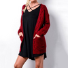 Women Winter Autumn Casual Solid Color Knitted Sweater Cardigan