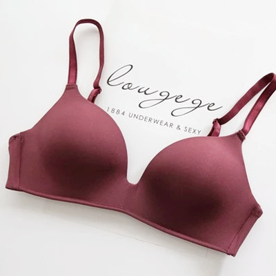 Women'S Fashion Solid Color Lightweight Wireless Bra