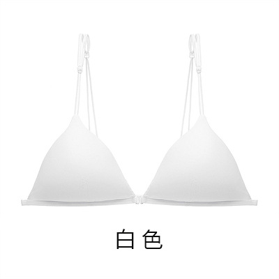 Women'S Ultra-Thin Thin Strap Large Backless Triangle Cup U-Shaped Bra