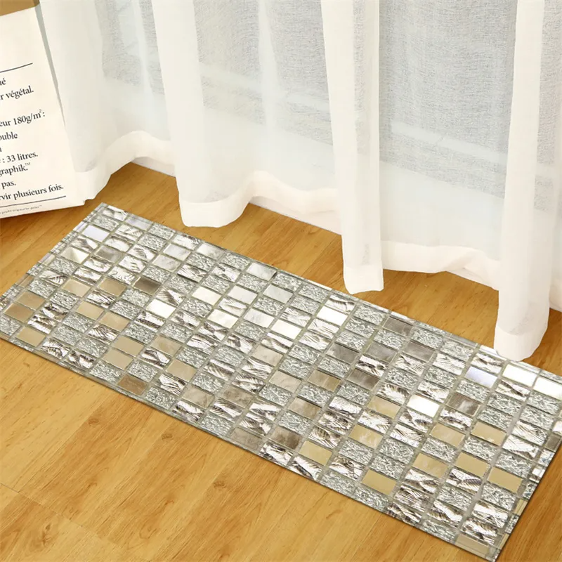 Fashion Marble Pattern Non-Slip Absorbent Wear-Resistant Carpet