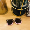 Girls Fashion V-Shaped Big Frame One-Piece Sunglasses