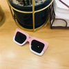 Girls Fashion V-Shaped Big Frame One-Piece Sunglasses